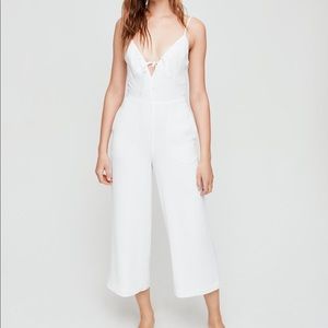 Aritzia Wilfred isadore jumpsuit in white